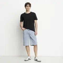 BASEMENT - Short Bermuda Cargo Fit Algodón Hombre