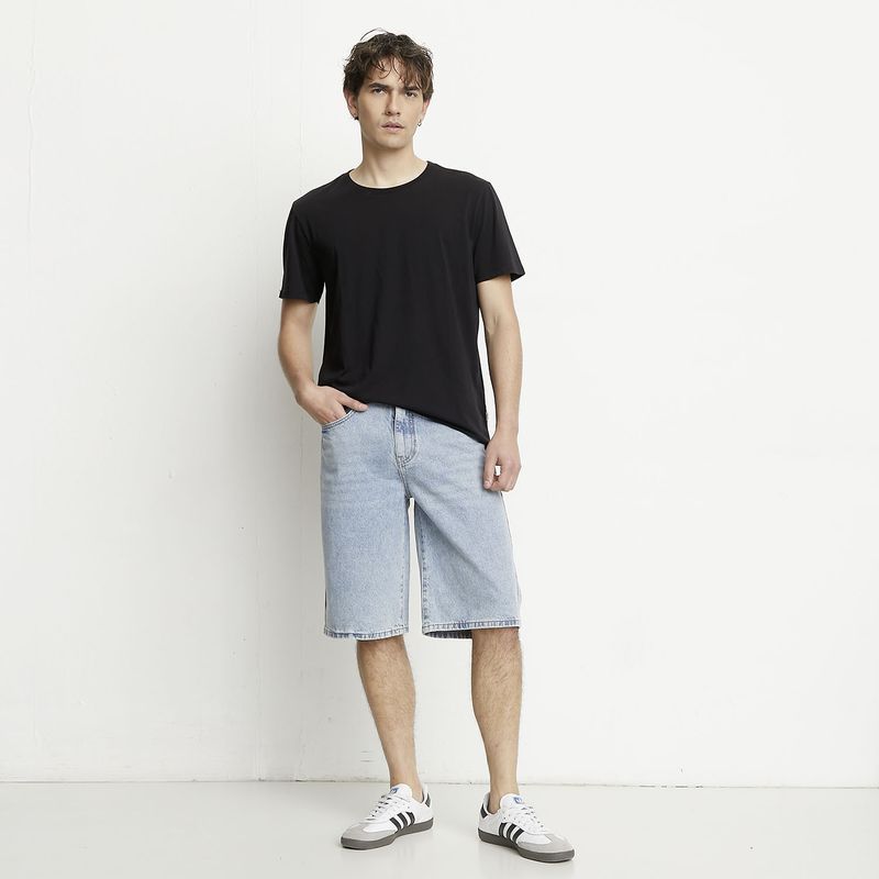BASEMENT - Short Bermuda Cargo Fit Algodón Hombre Basement