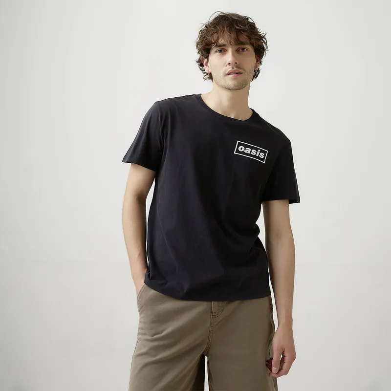 BASEMENT - Polera Manga Corta Oasis Hombre Basement