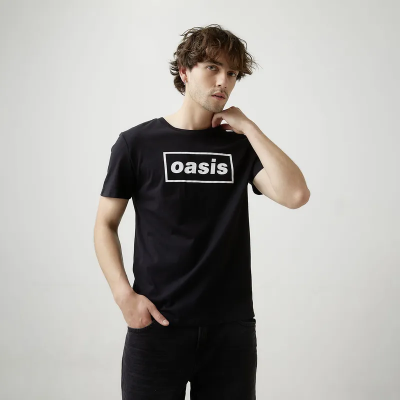 BASEMENT - Polera Manga Corta Oasis Hombre Basement