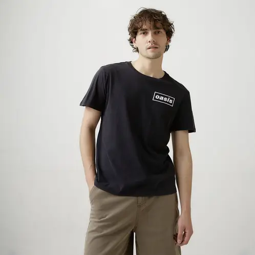 BASEMENT - Polera Manga Corta Oasis Hombre