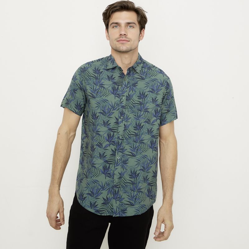 NEWPORT - Camisa Manga Larga Hombre Newport