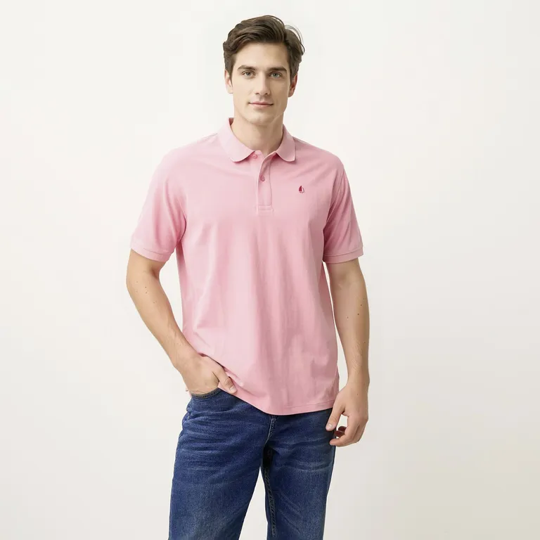 NEWPORT Polera Manga Corta Algodón Hombre