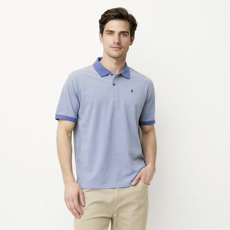 Polera Manga Corta Algodón Hombre