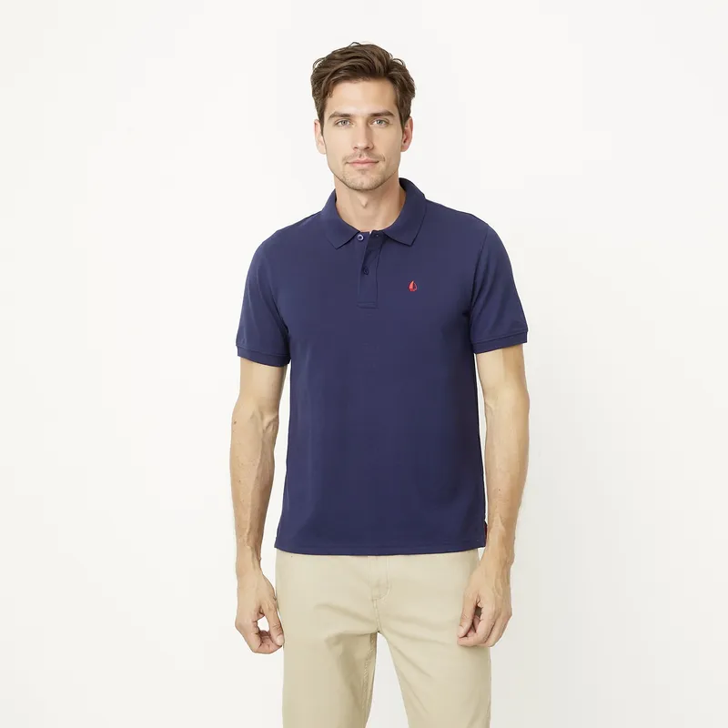 NEWPORT - Polera Manga Corta Algodón Hombre Newport