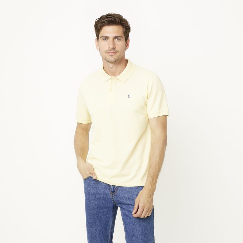 NEWPORT - Polera Manga Corta Algodón Hombre Newport