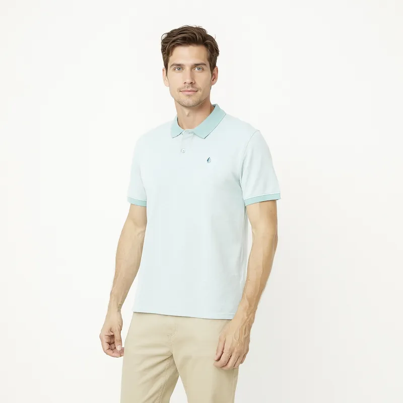 NEWPORT - Polera Manga Corta Algodón Hombre Newport