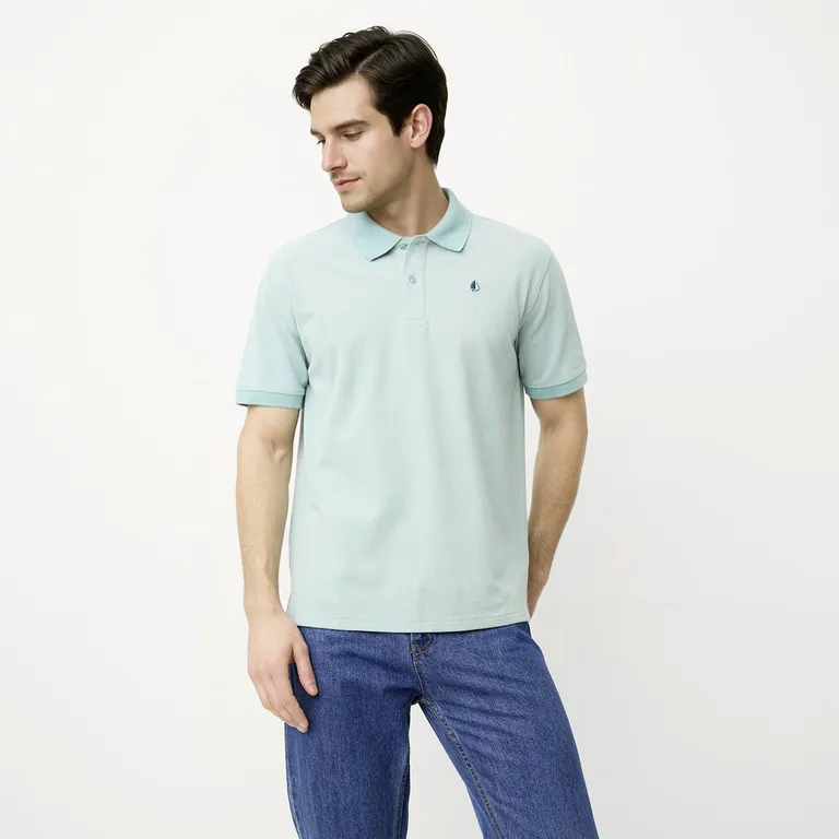 Polera Manga Corta Algodón Hombre