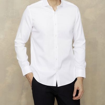 Imagen 2 del producto Camisa de Vestir Manga Larga Algodón Hombre