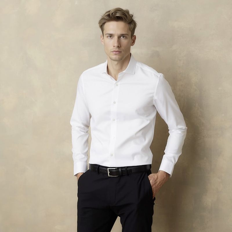 WOLF&HANK - Camisa Manga Larga Algodón Hombre Wolf&Hank