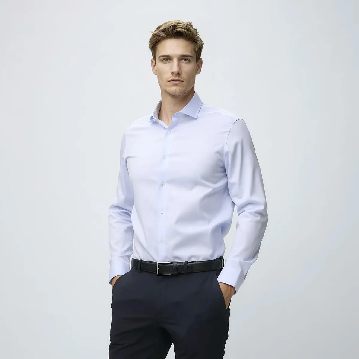 WOLF&HANK - Camisa de Vestir Algodón Non Iron Wolf & Hank