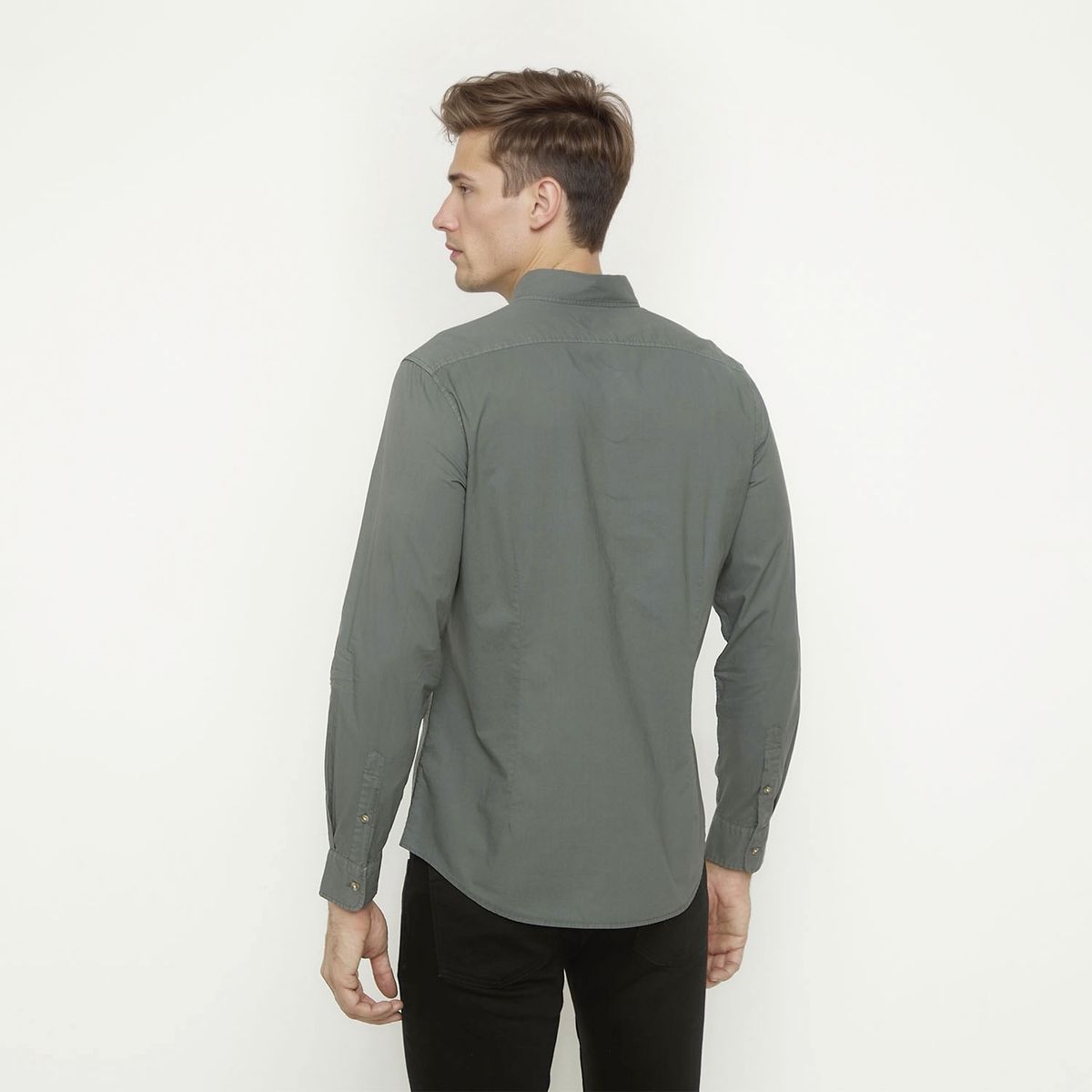 WOLF&HANK - Camisa Manga Larga Algodón Hombre Wolf&Hank