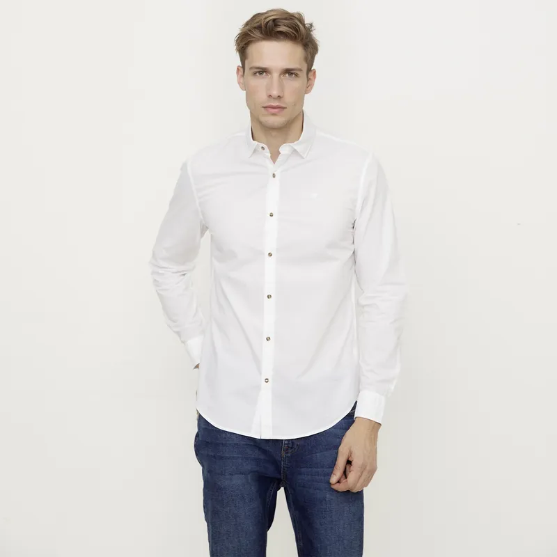 WOLF&HANK - Camisa Manga Larga Algodón Hombre Wolf&Hank