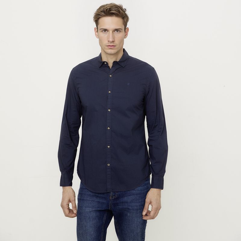 WOLF&HANK - Camisa Manga Larga Algodón Hombre Wolf&Hank