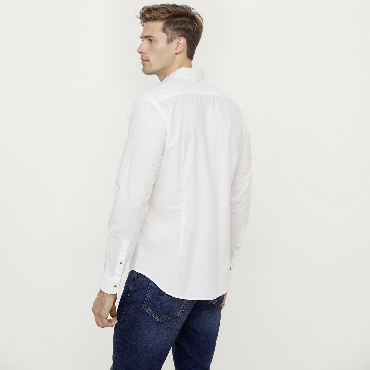 WOLF&HANK - Camisa Manga Larga Algodón Hombre Wolf&Hank