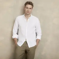 WOLF&HANK - Camisa Manga Larga Lino Hombre