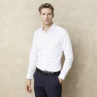 Camisa de Vestir Manga Larga Algodón Hombre