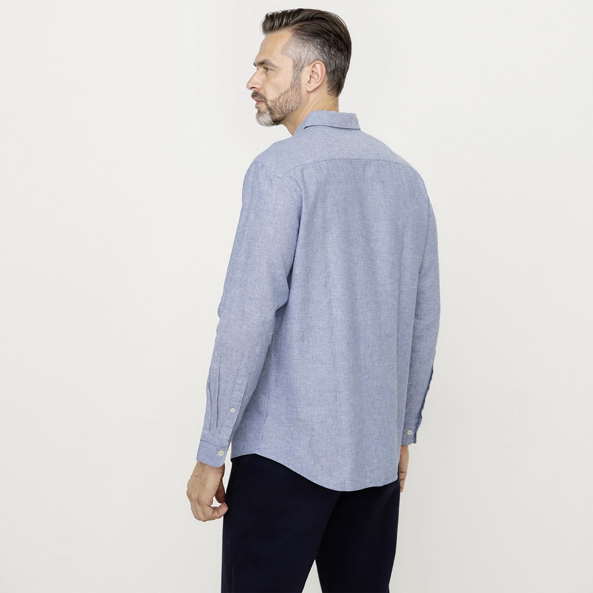 CHRISTIAN LACROIX - Camisa Manga Larga Lino Hombre Christian Lacroix