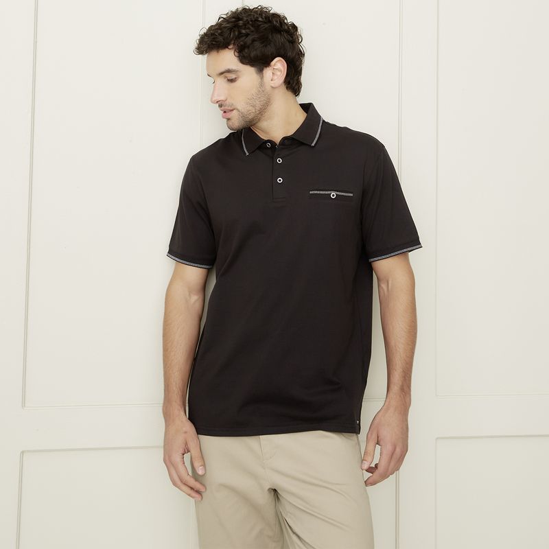 CHRISTIAN LACROIX - Polera Manga Corta Algodón Hombre Christian Lacroix