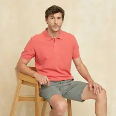 UNIVERSITY CLUB - Polera Manga Corta Algodón Hombre