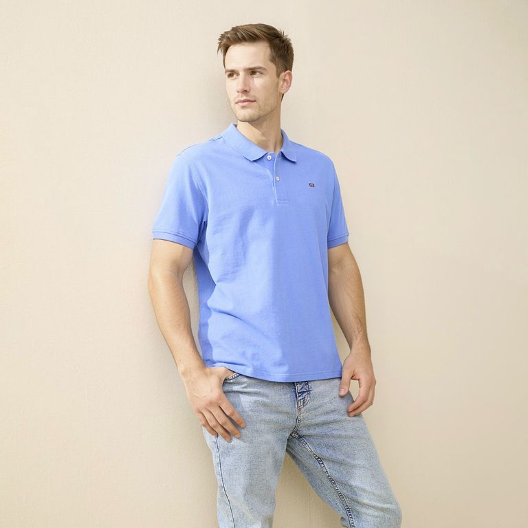 Polera Pique Manga Corta Hombre