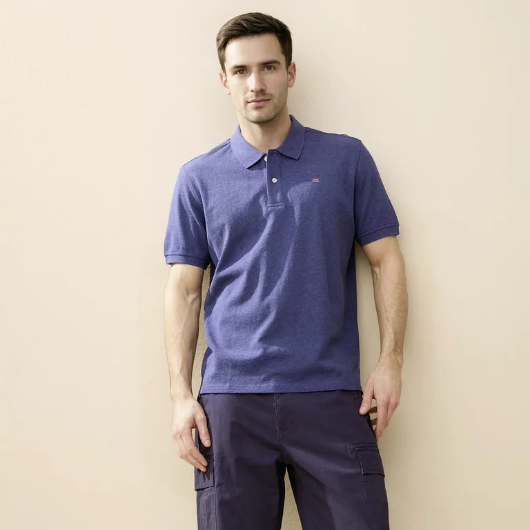 Polera Pique Manga Corta Hombre