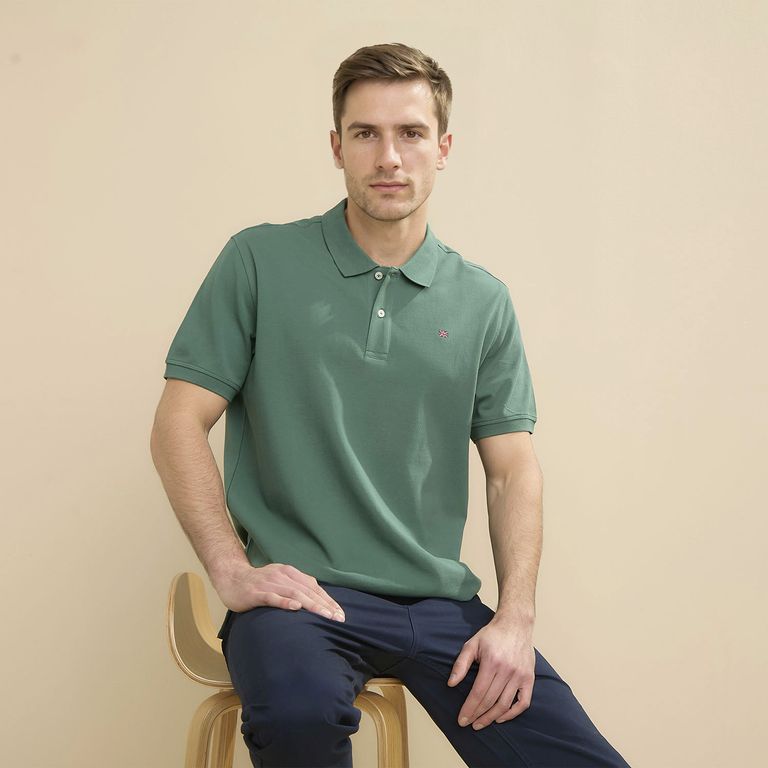 Polera Pique Manga Corta Hombre