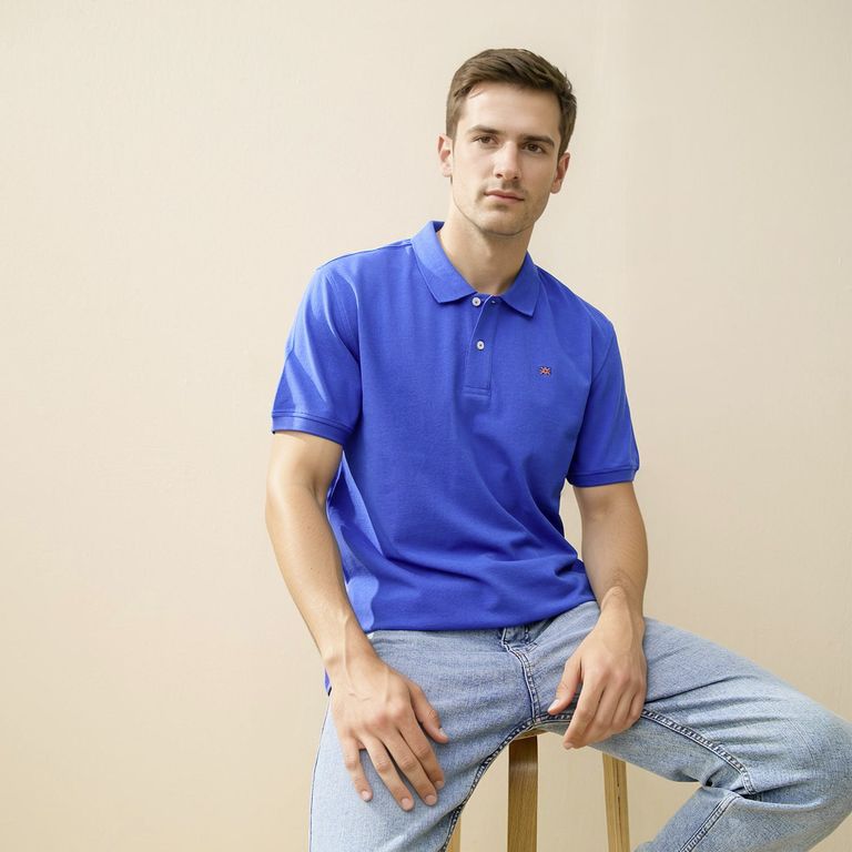 Polera Pique Manga Corta Hombre