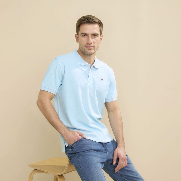 Polera Pique Manga Corta Hombre