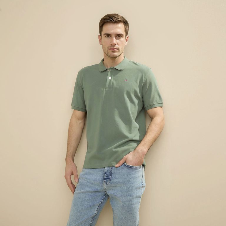 Polera Pique Manga Corta Hombre
