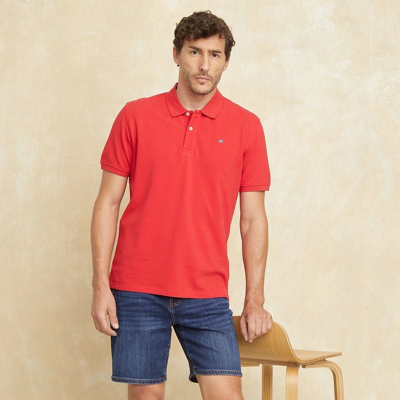 UNIVERSITY CLUB - Polera Manga Corta Algodón Hombre University Club
