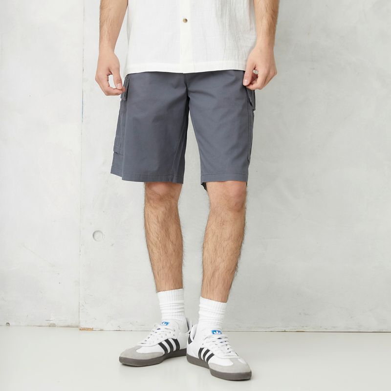 BEARCLIFF - Short Bermuda Cargo Fit Algodón Hombre Bearcliff