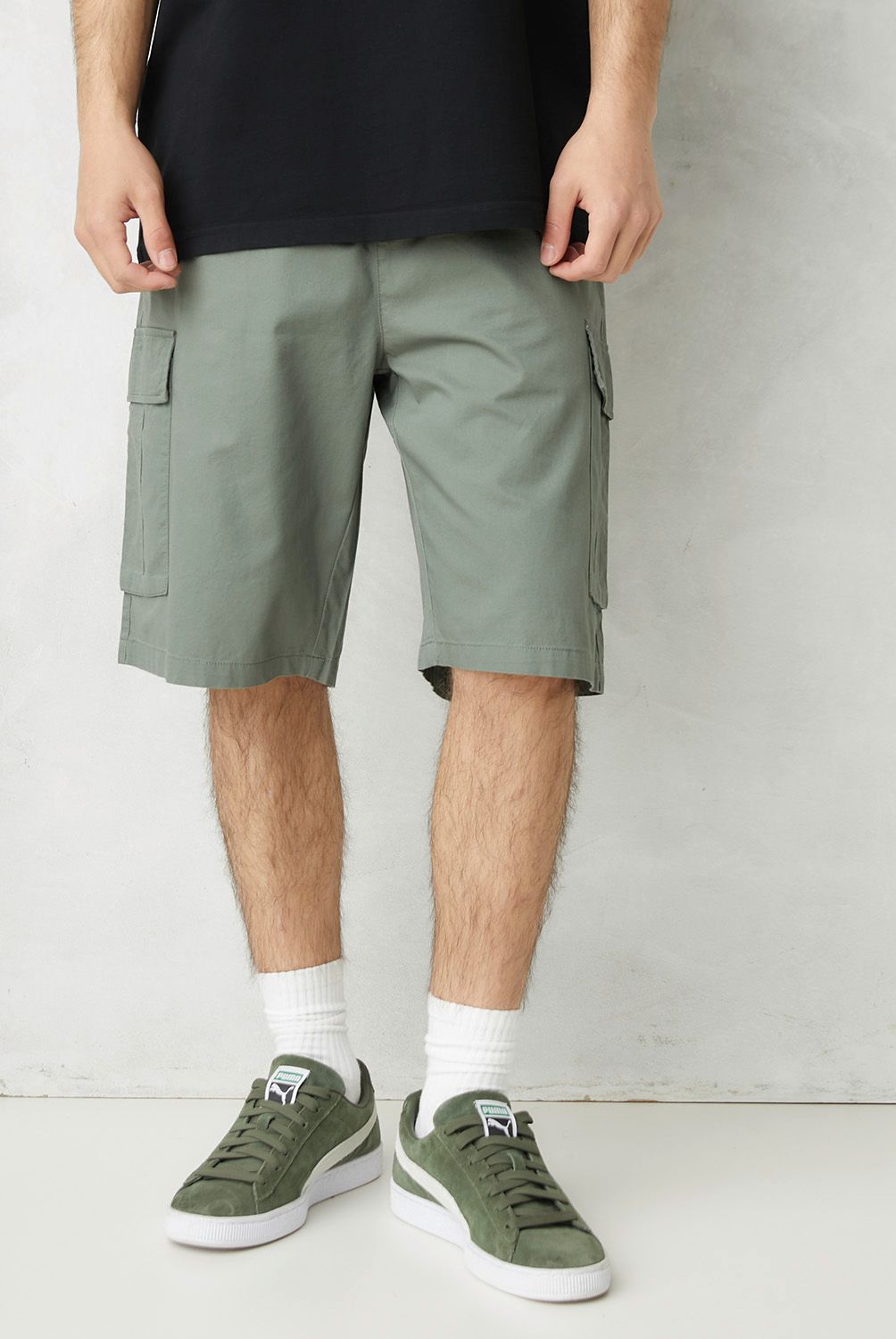 BEARCLIFF - Short Bermuda Cargo Fit Algodón Hombre Bearcliff