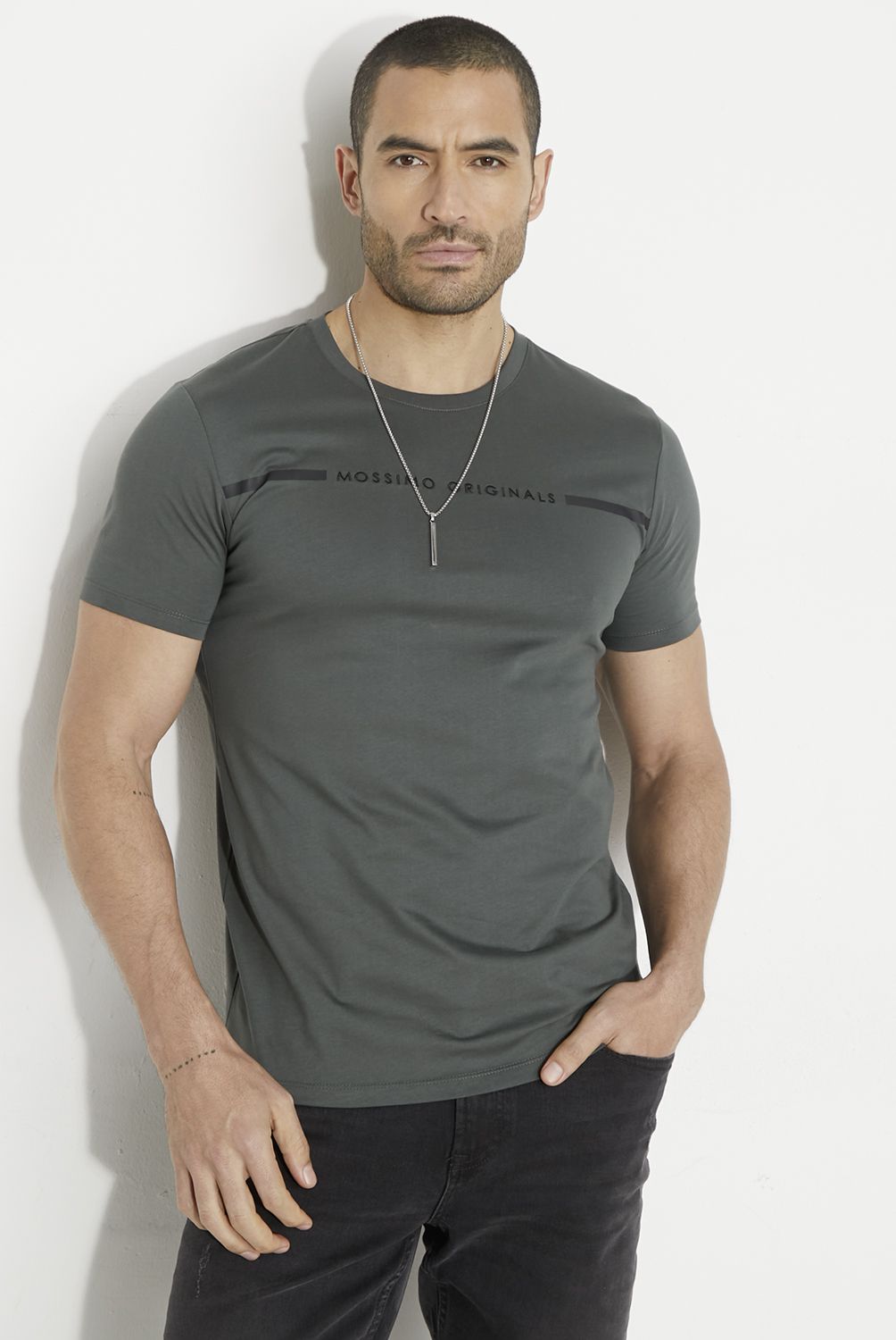 MOSSIMO - Polera Manga Corta Algodón Hombre Mossimo