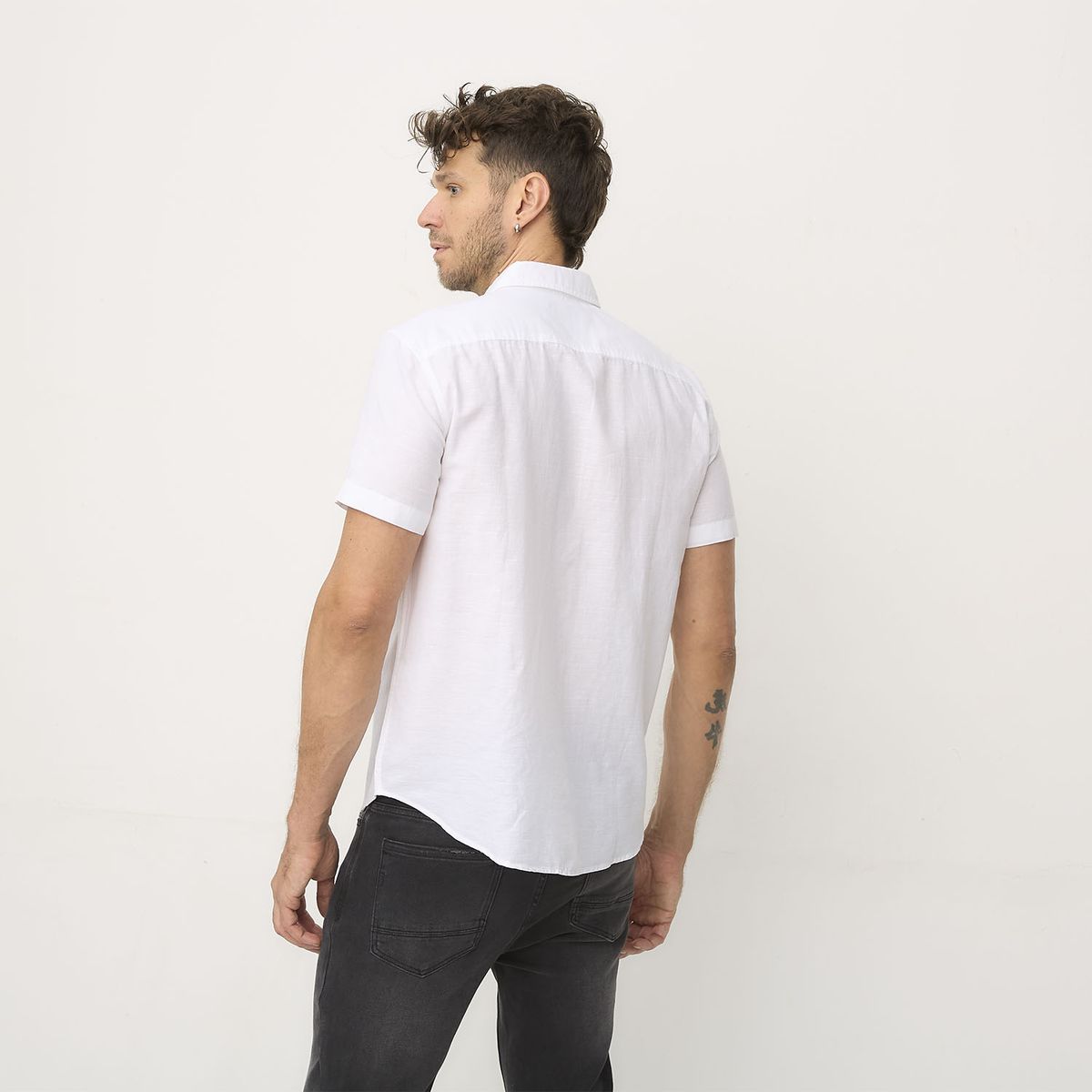 MOSSIMO - Camisa Casual Manga Corta Algodón Hombre Mossimo