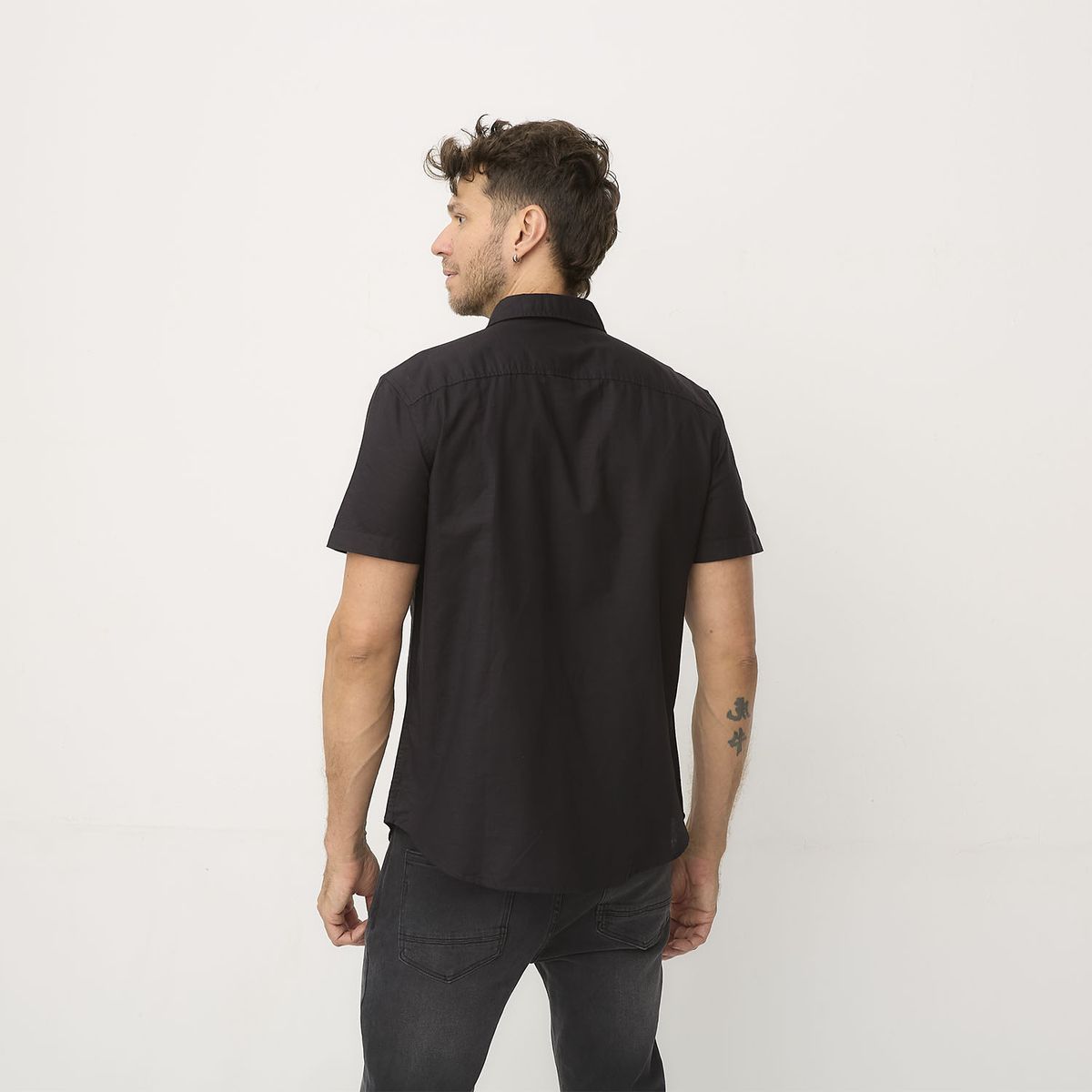 MOSSIMO - Camisa Casual Manga Corta Algodón Hombre Mossimo