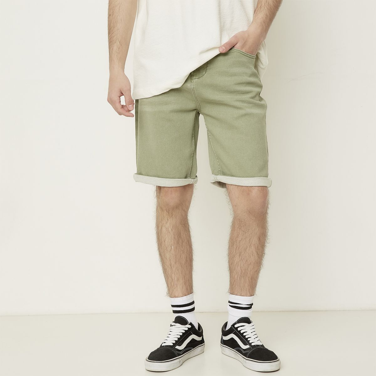 BEARCLIFF - Short Bermuda Algodón Hombre Bearcliff