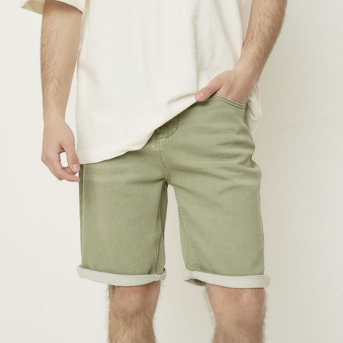 BEARCLIFF - Short Bermuda Algodón Hombre Bearcliff