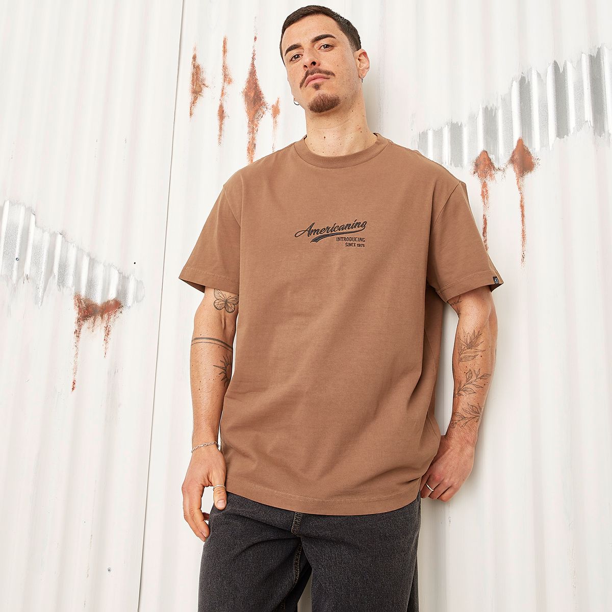 AMERICANINO - Polera Manga Corta Algodón Hombre Americanino