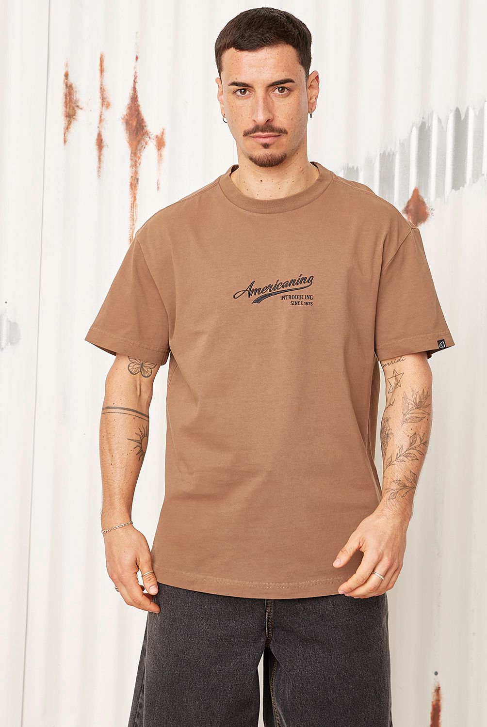 AMERICANINO - Polera Manga Corta Algodón Hombre Americanino