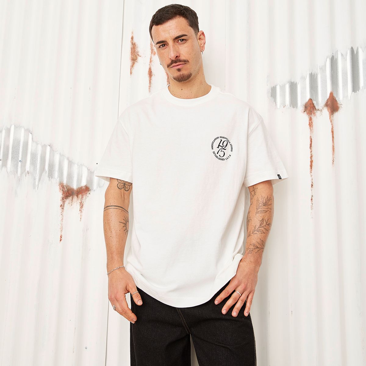 AMERICANINO - Polera Manga Corta Algodón Hombre Americanino