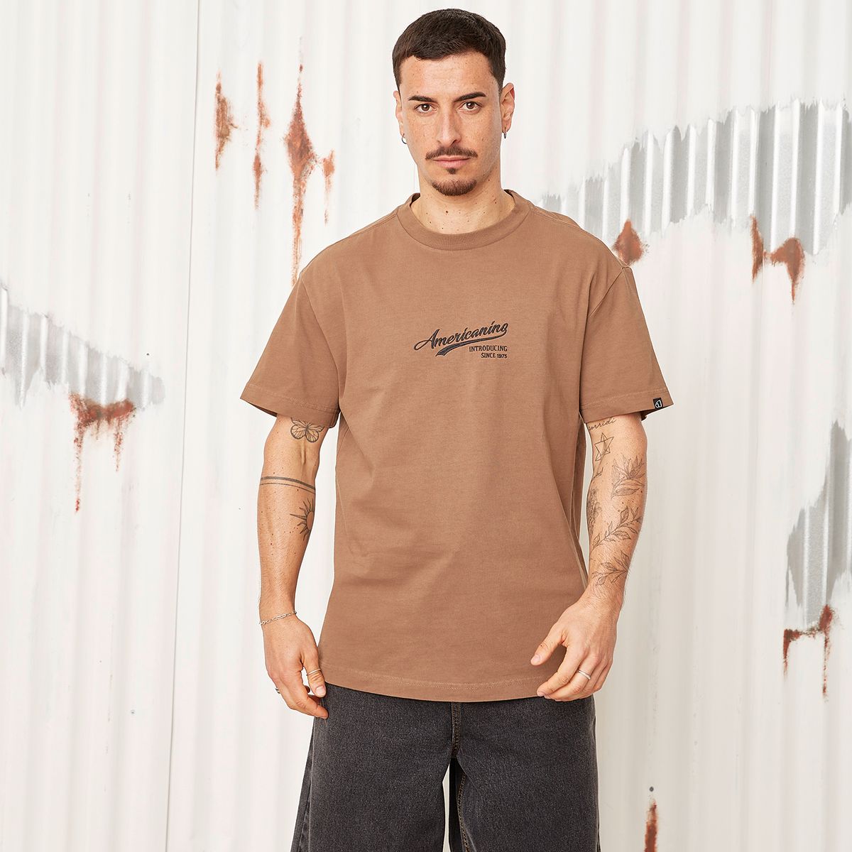 AMERICANINO - Polera Manga Corta Algodón Hombre Americanino