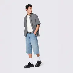 AMERICANINO - Camisa Casual Manga Corta Algodón Hombre