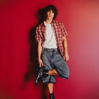 AMERICANINO - Camisa Casual Manga Corta Algodón Hombre