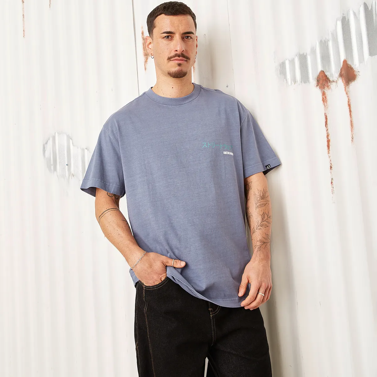 AMERICANINO - Polera Manga Corta Algodón Hombre Americanino