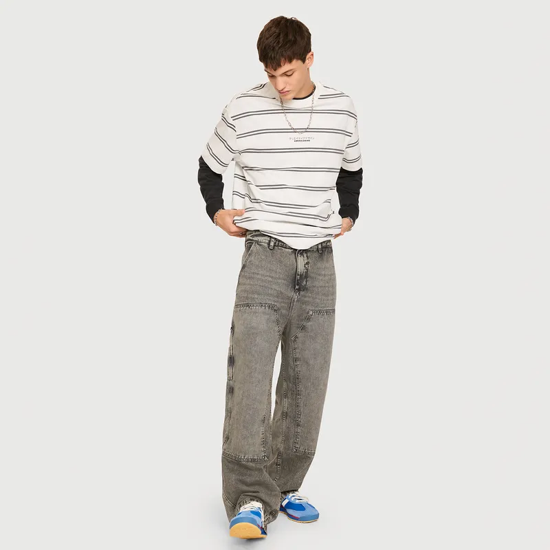AMERICANINO - Polera Manga Corta Algodón Hombre Americanino
