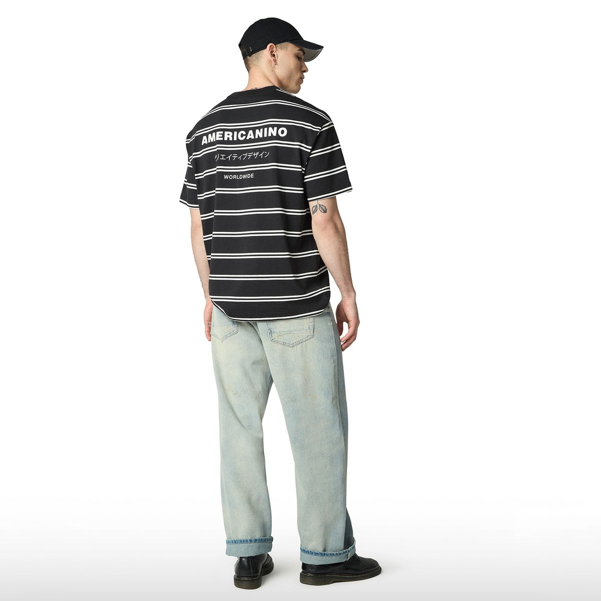 AMERICANINO - Polera Manga Corta Algodón Hombre Americanino