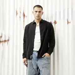 AMERICANINO - Camisa Casual Manga Larga Hombre