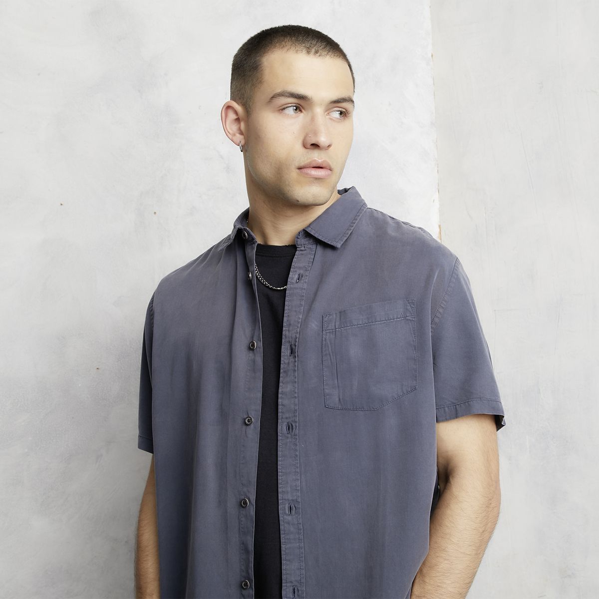 AMERICANINO - Camisa Manga Corta Hombre Americanino