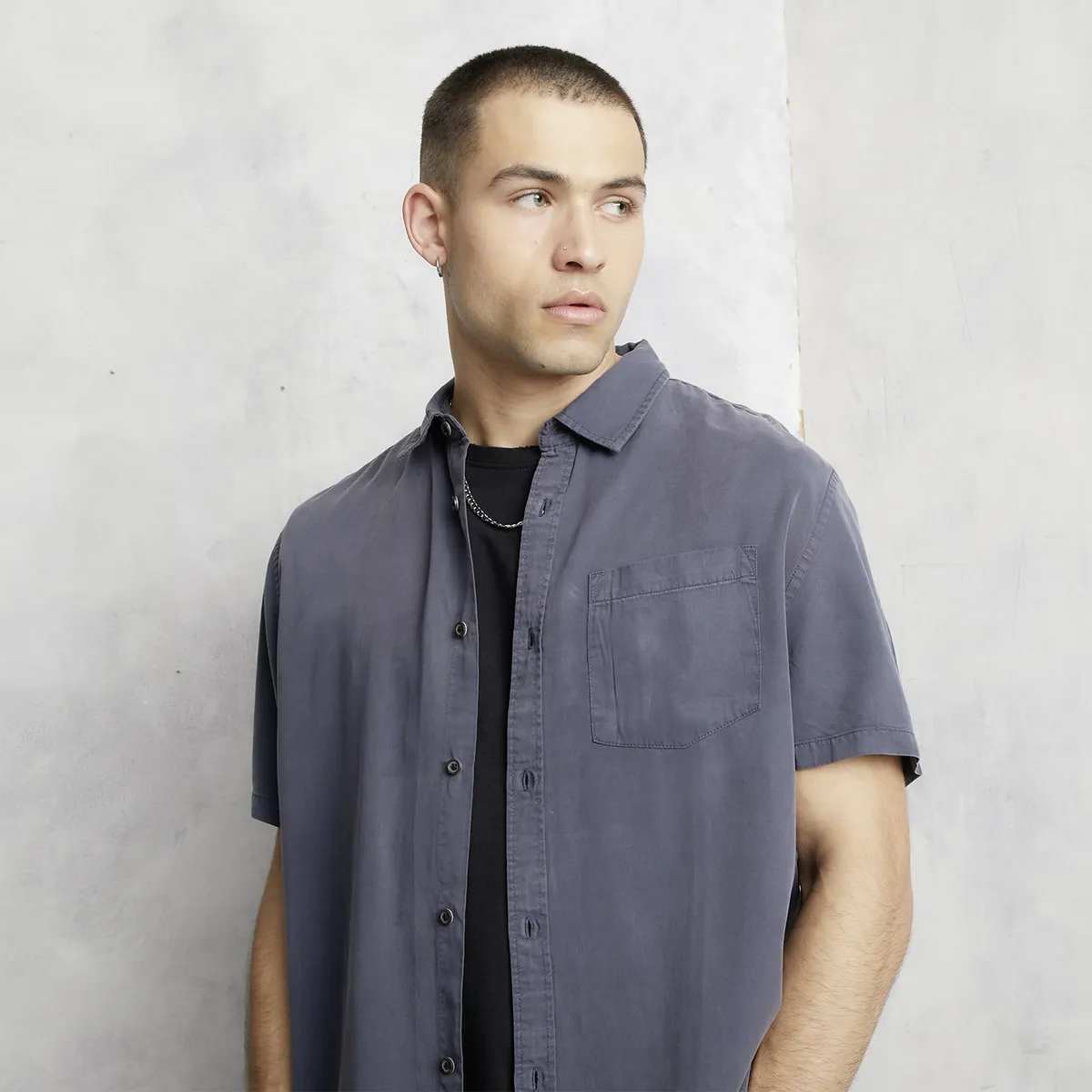 AMERICANINO - Camisa Manga Corta Hombre Americanino